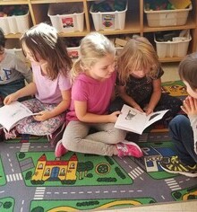 Students reading